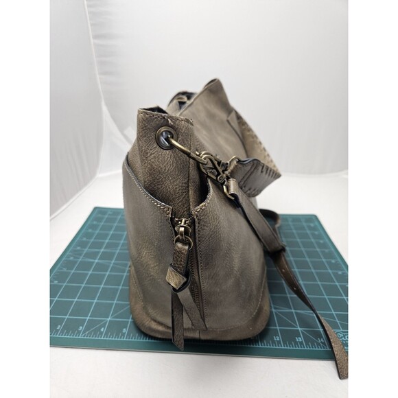 Steve Madden Vegan Leather Crossbody Bag Green - Picture 7 of 16